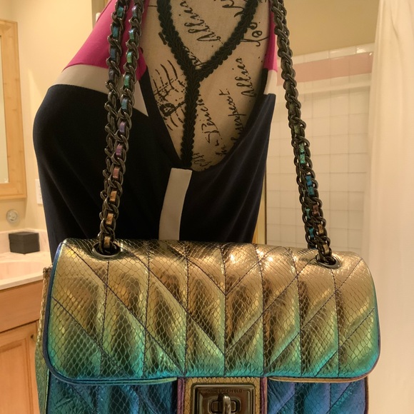 Karl Lagerfeld Paris Agyness (Mermaid Purse) Brand NEW must see gorgeous - Picture 4 of 14